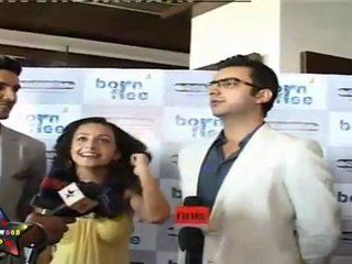 Very Hot Dia Mirza At Production House Launch