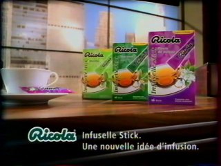 Publicité Infuselle Stick Ricola 2002