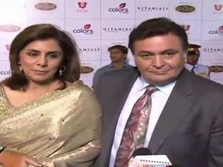 Rishi & Nitu Kapoor At The Global Indian Film & TV  Honours Awards