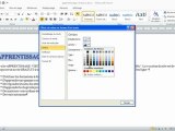 Effets de texte Word 2010