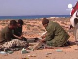 Los rebeldes libios en Sirte