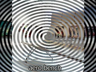 Modern furniture bench: Aero bench by Sellex