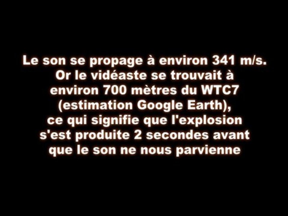 Une Explosion avant l'Effondrement du WTC7 (11 septembre 2001)