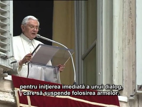 Papa: Iniţierea imediată a negocierilor de pace în Libia