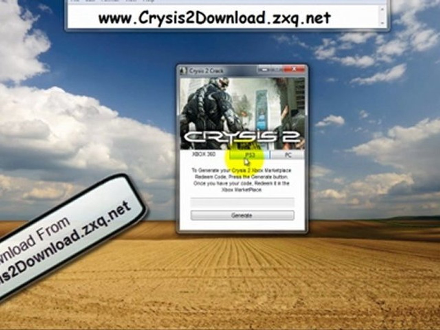How to Download Crysis 2 Codes for Xbox 360, PS3 and PC - video Dailymotion