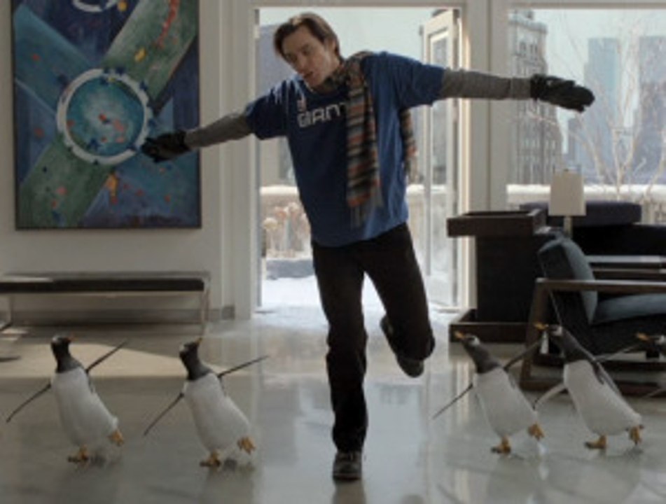 Mr. Popper's Penguins - Carrey en compañía de pingüinos