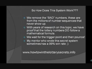 How to win the lottery - Amazing