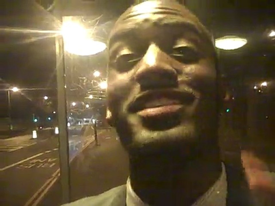 Mr Ade peter white still waiting for the72  bus