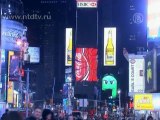 «Час Земли» на Таймс-сквер в Нью-Йорке