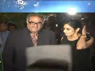 Very Hot Shree Devi,Bony Kapoor  At Shahid Kapoor's Birthday