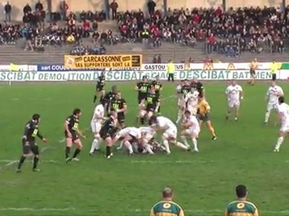 Rugby à XV : Défaite US Carcassonne face à Pau 26 03 11
