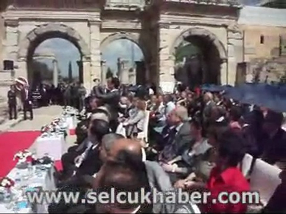 efes müze müdür cengiz topalın konuşması