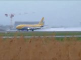 Boeing B737 Europe aipost Take off Charter flight