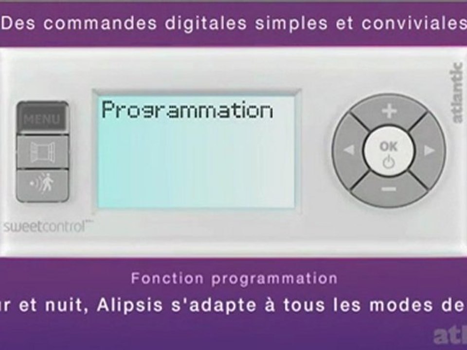 AZelec® Radiateurs électriques à détection de présence ALIPSIS   by Atlantic