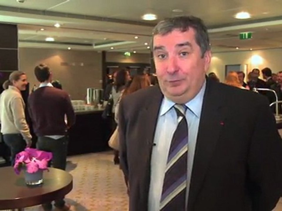 Jean Francois Vilotte , Président de l'ARJEL (Autorité de Régulation des Jeux En Ligne) s'exprime lors de la iGaming Conférence, au micro de iGamingfrance.com