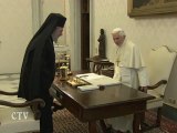 Benedict al XVI-lea l-a primit pe ÎPS Hrisostomos al II-lea