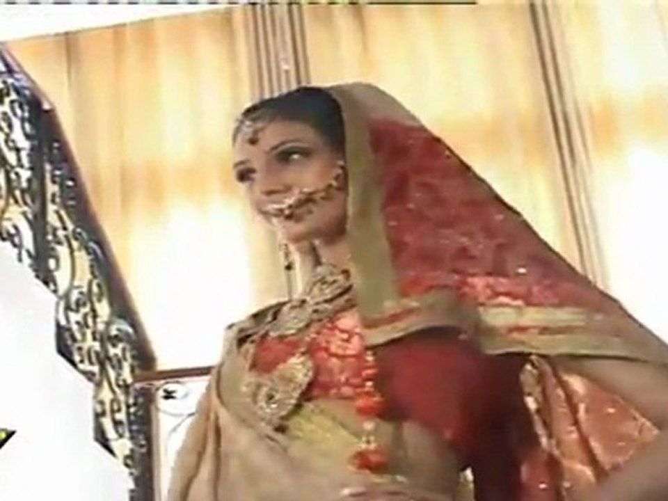 Check Sexy French Babe In Indian Bridal Costume Hard To Avoid Design Umair Zafar