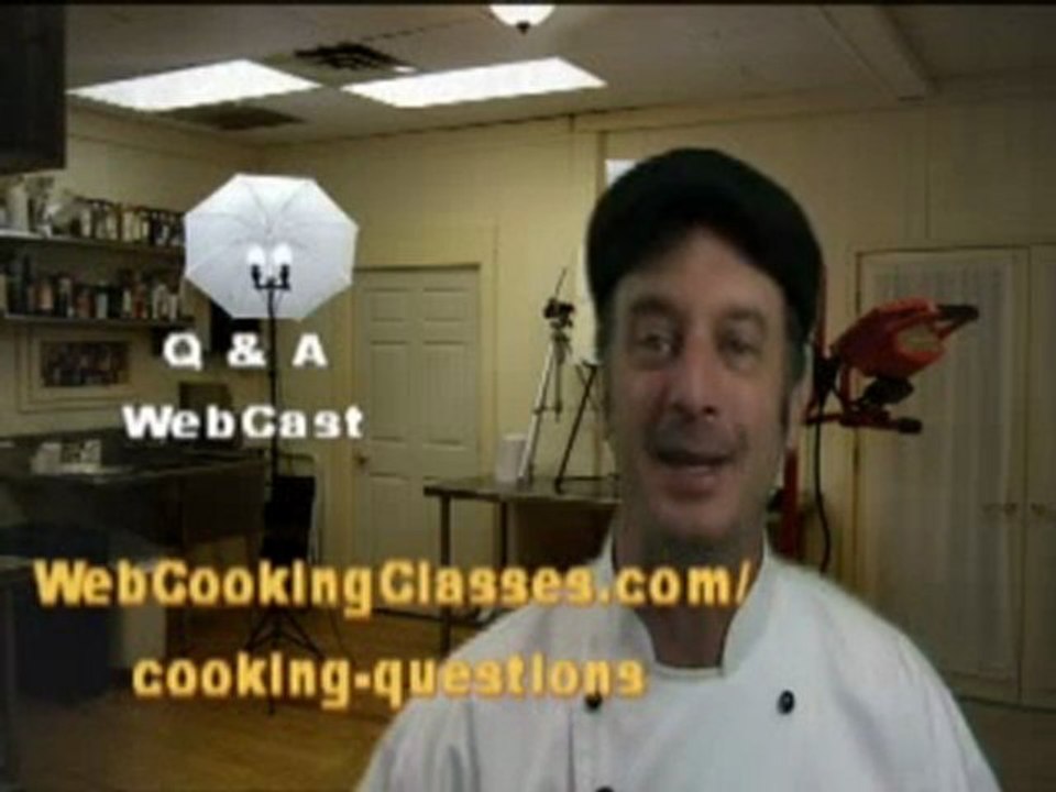 Cooking Questions Answered in LIVE Webcast