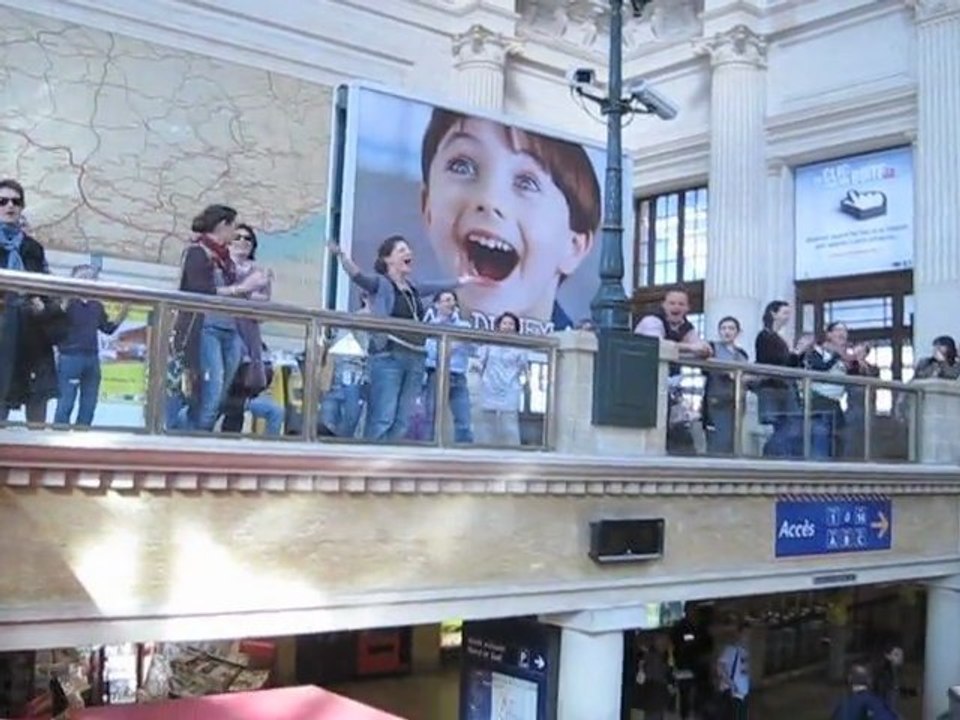 Flash mob à Bordeaux