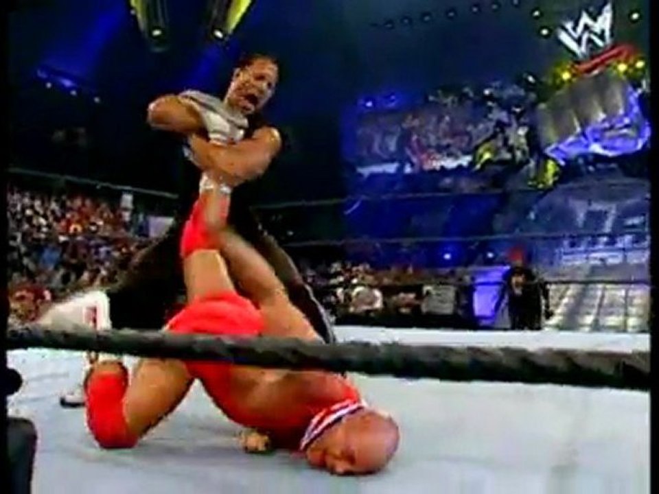 wwe rock undertaker and kurt angle promo