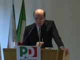 Bersani - La crisi economica