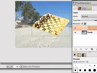 Gimp: agregando un fondo a una imagen