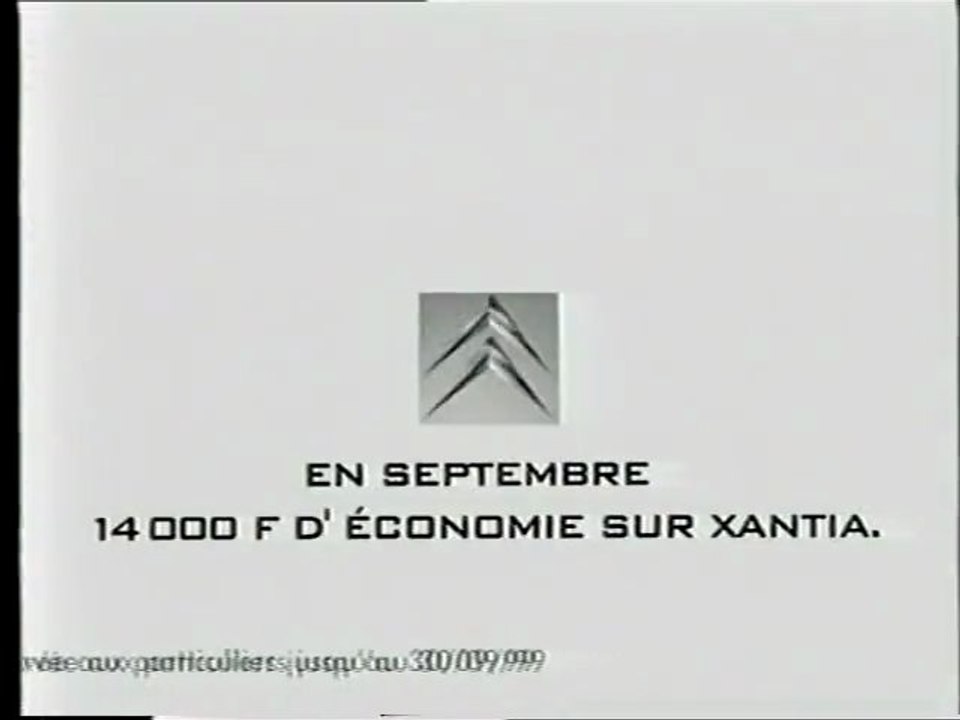 Publicité Xantia Citroën 1999