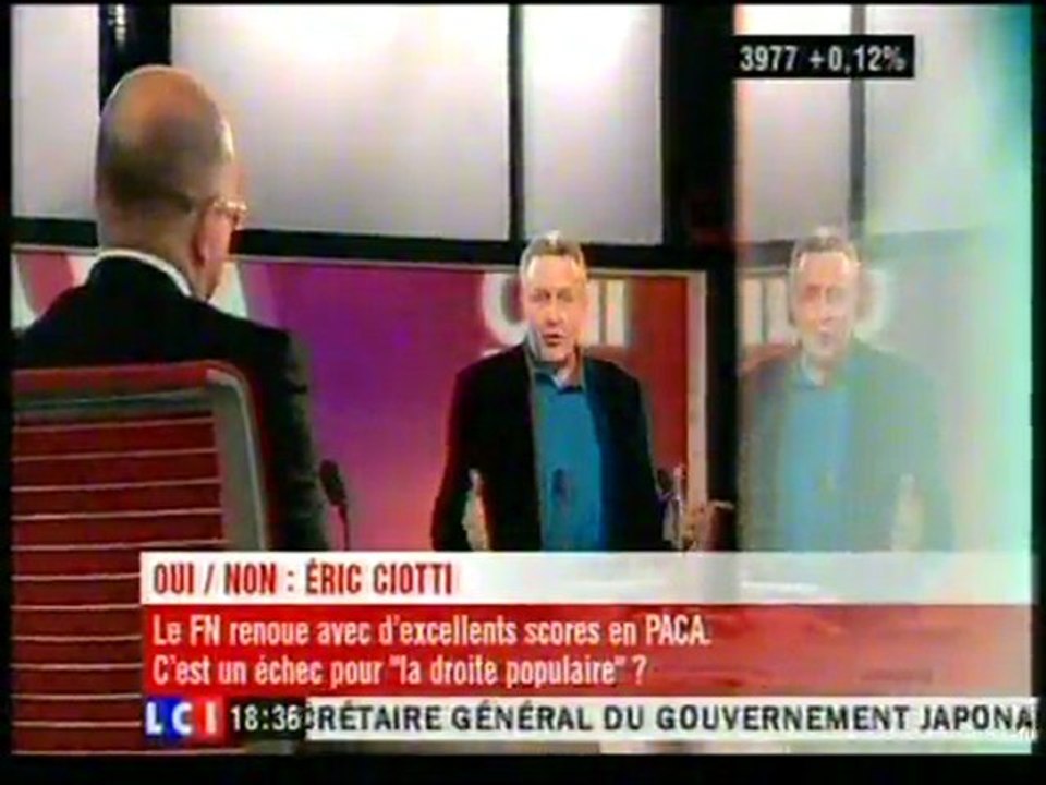 Eric CIOTTI invité du "Oui Non" de Michel FIELD