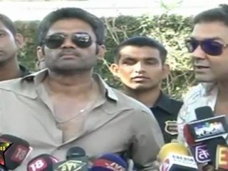 Hindi Movie THANK YOU Permotion Boby Deol, Sunil Shetty   25