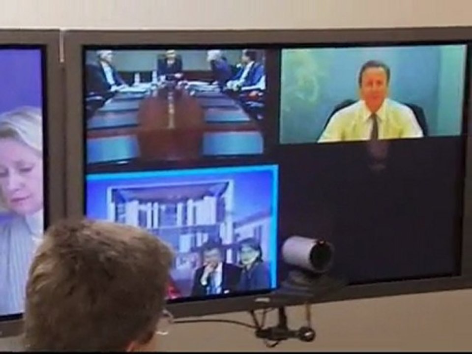 World leaders discuss Libya