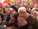 Accueil houleux du syndicaliste CGT frontiste