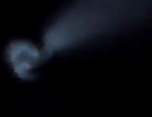 UFO or missile trace over Siberia