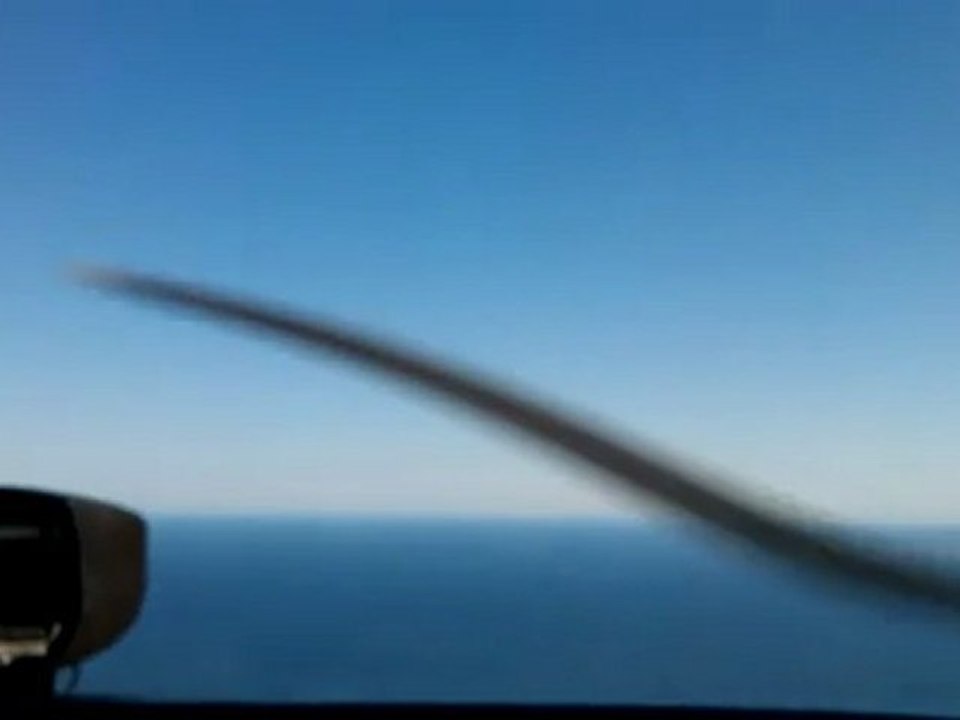 UFO Hovering Over Atlantic Ocean
