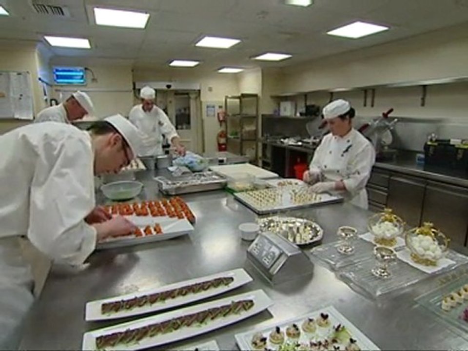 Behind the scenes in Buckingham Palace's kitchen