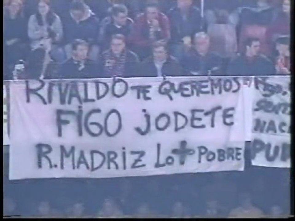 Figo returns to Camp Nou (2000-01)