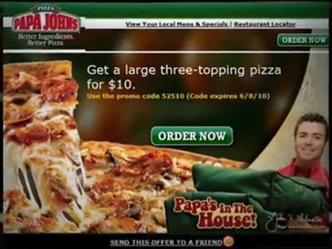 Find Papa Johns Coupons!