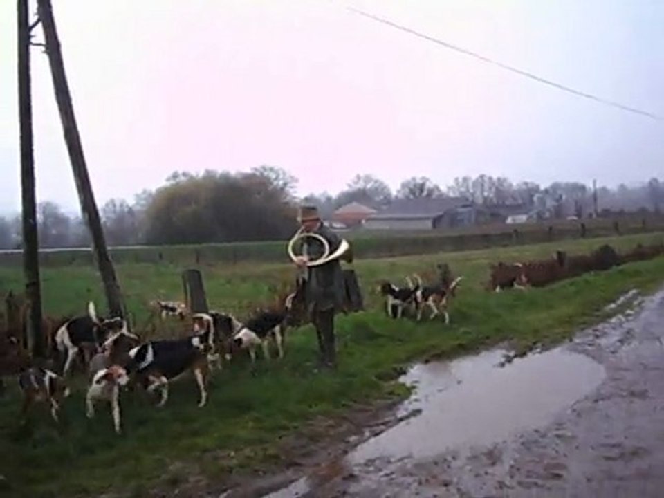 Le départ pour la chasse (Equipage de lièvre)