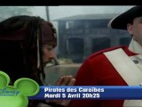 Pirates de Caraïbes, La Malédiction du Black Pearl - Mardi 5 avril à 20h25 sur Disney Channel