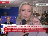 Marine Le Pen dénonce le «mépris» de Copé