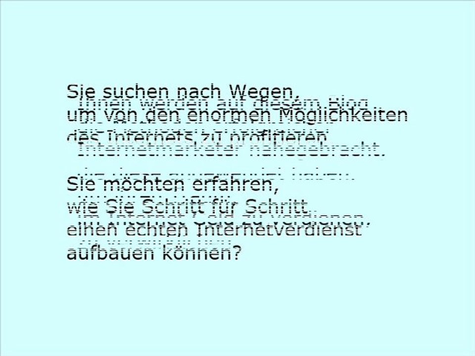 Geld im internet verdienen – der film