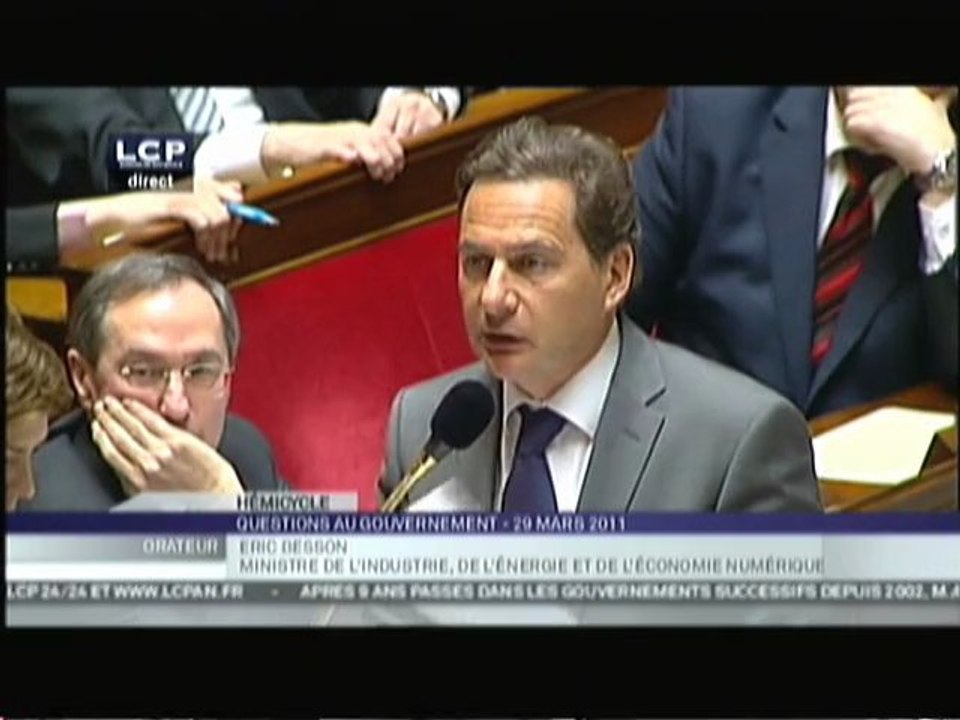 Prix de l'énergie : intervention lors des questions au Gouvernement - 29.3.2011