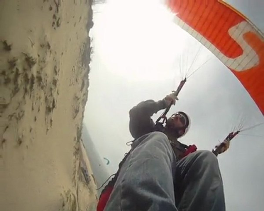 Parapente a la dune du pilat le 20.03.2011