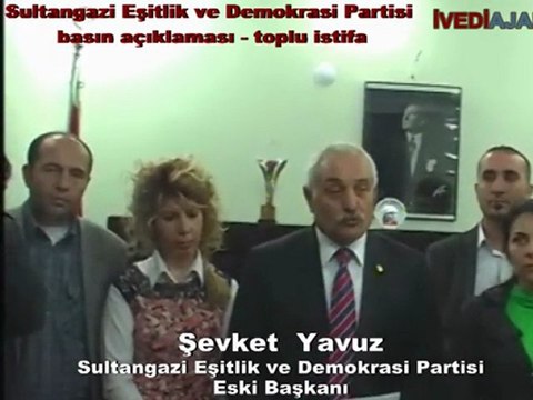 Sultangazi Eşitlik ve Demokrasi Partisi Basın Açıklaması-İstifa