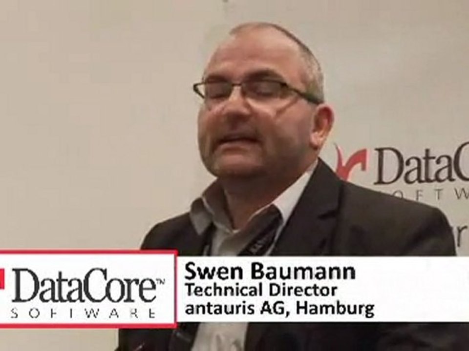 DataCore Partner Kick-Off Central Europe 2011 - Swen Baumann (German)