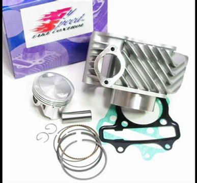 kit cylindre racing 58.5mm, 155cc haute compression gyspeed pour moteurs gy6 152qmi