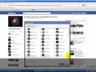 How To Select Invite ALL Friends 2 Facebook Event