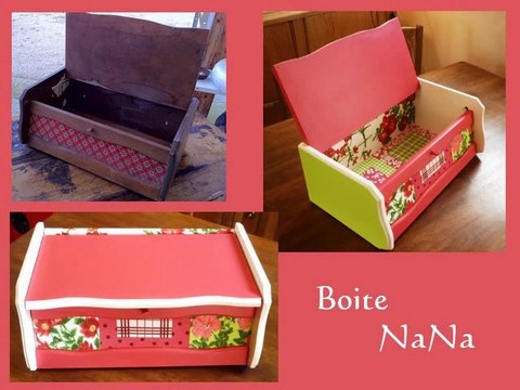 relooking de meubles, objets et créations cadre 3D