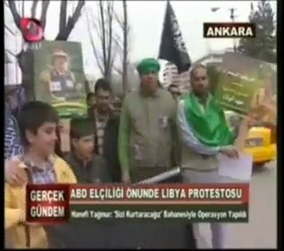 TV report: Hizb ut Tahrir turkey rally at USA Embassy in Ankara, March 2011