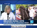 Débat sur l'interdiction de la burqa en Belgique VOSTF