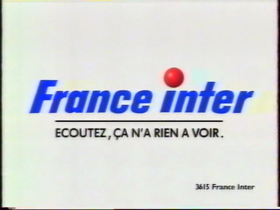 Bande Annonce Promotionnel France Inter 1992 France2